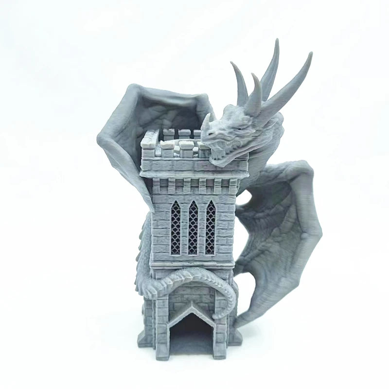 Unpainted Dragon Dice Tower