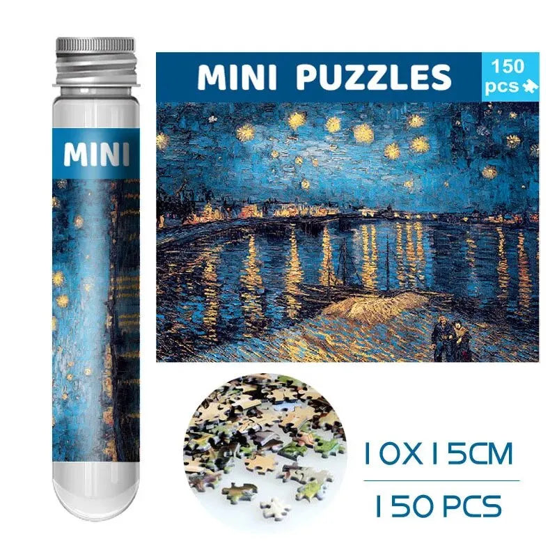 Mini 150 Piece Tube Jigsaw Puzzle