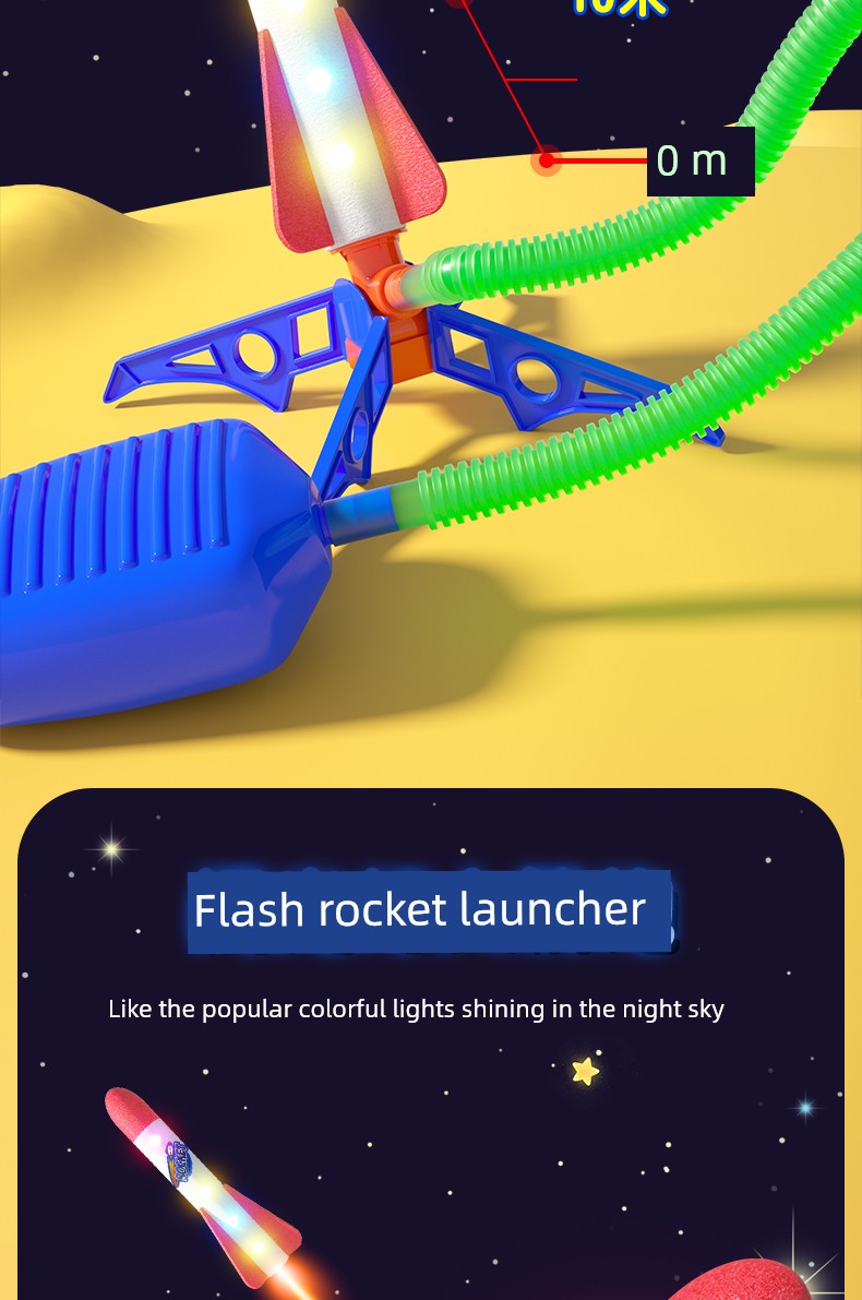 Childrens Outdoor Rocket Toy Launcher