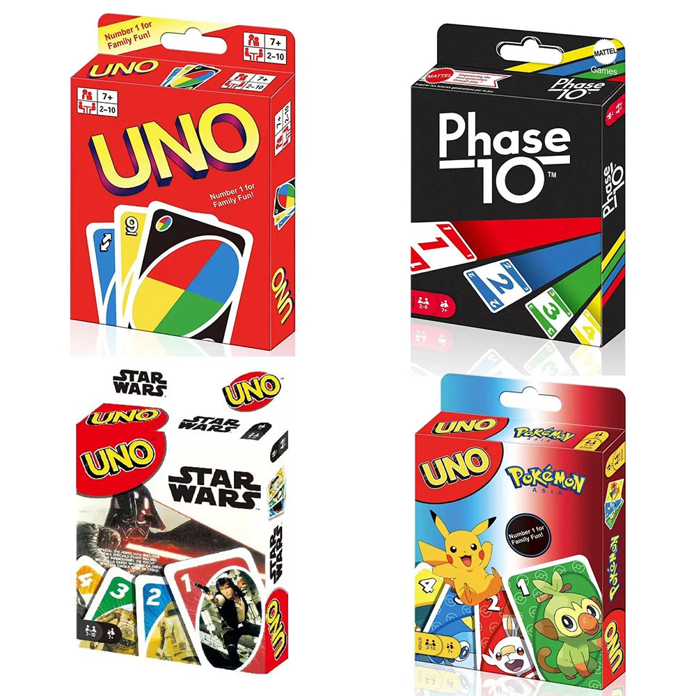 Pop Culture UNO, Phase 10 and more!