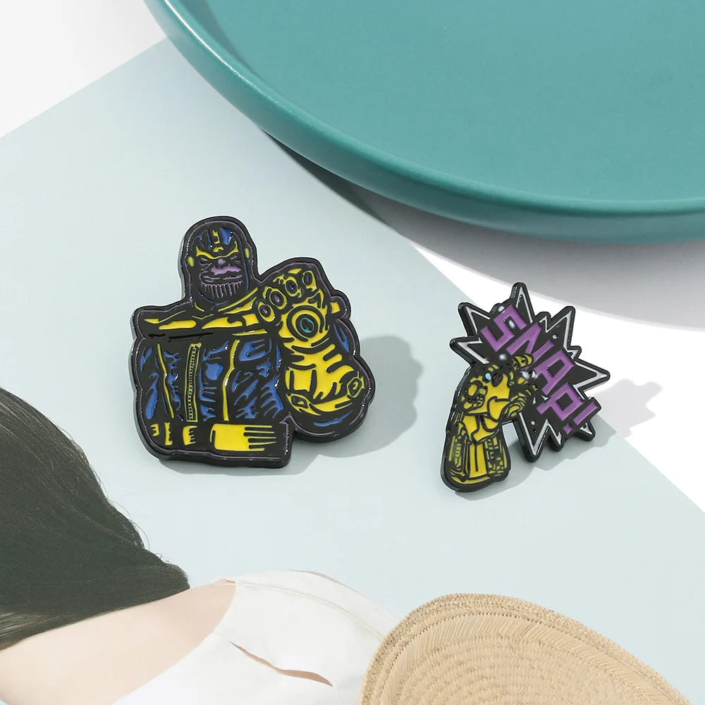 Marvel Enamel Pin Lapel Badge for Backpack