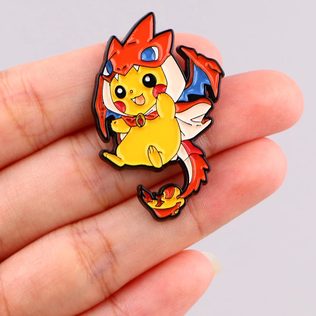 Pokemon Enamel Pins Badges on Backpack Brooches Lapel Pins