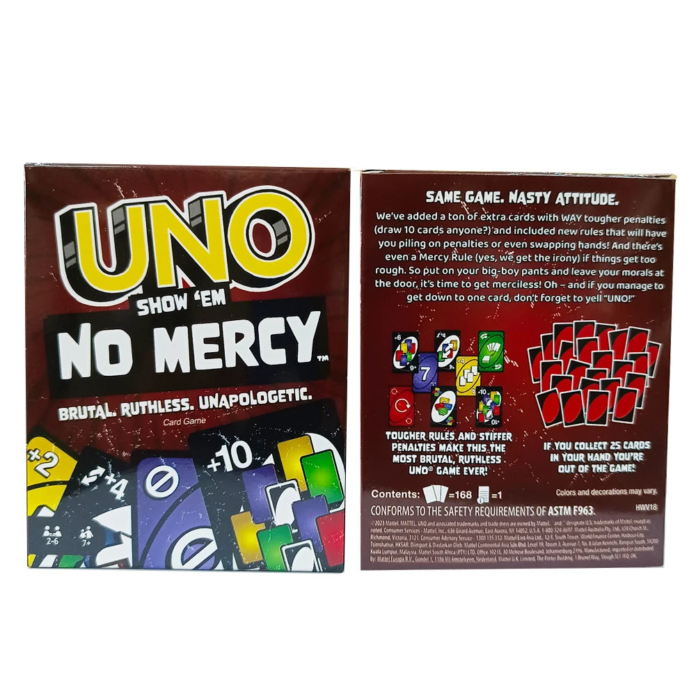 UNO No Mercy Card Game