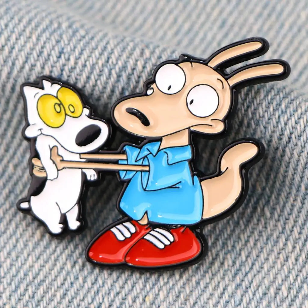 Cute Cartoon Badge on Backpack Enamel Pin Brooch