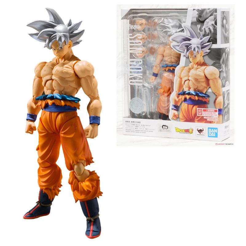 Bandai Dragon Ball Z Anime Figure SHF Silver Hair Son Goku Kakarotto