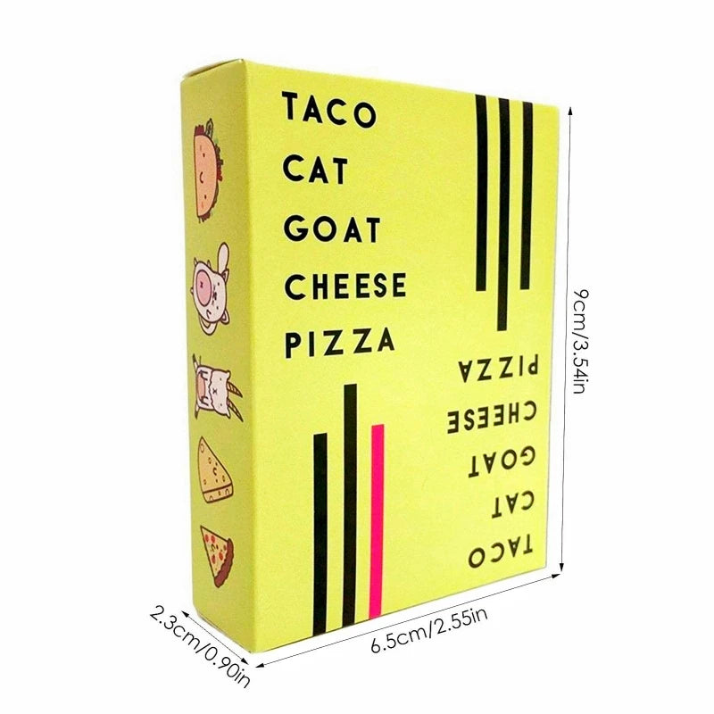 Taco, Cat, Goat, Cheese, Pizza