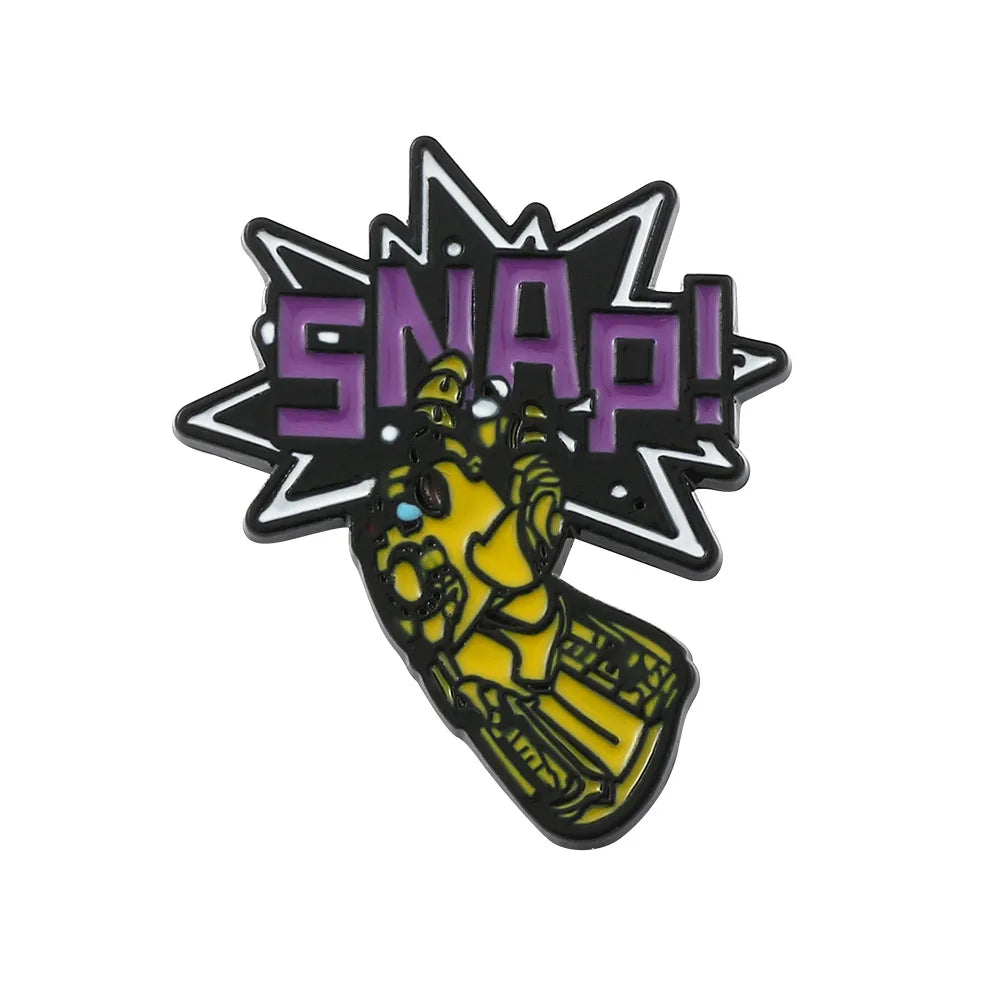 Marvel Enamel Pin Lapel Badge for Backpack