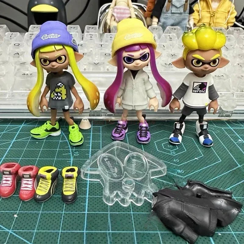 Bandai Jet Fighters Splatoon Action Figures Series 2 Box Egg Collection