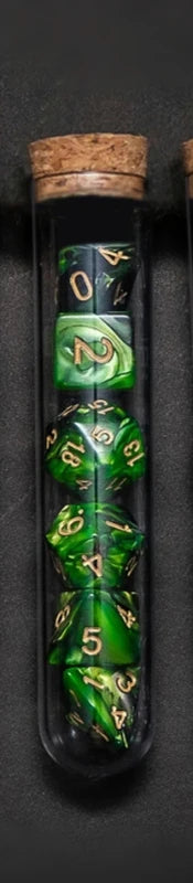 Transparent Polyhedral D&D COC Dice Set 7Pcs