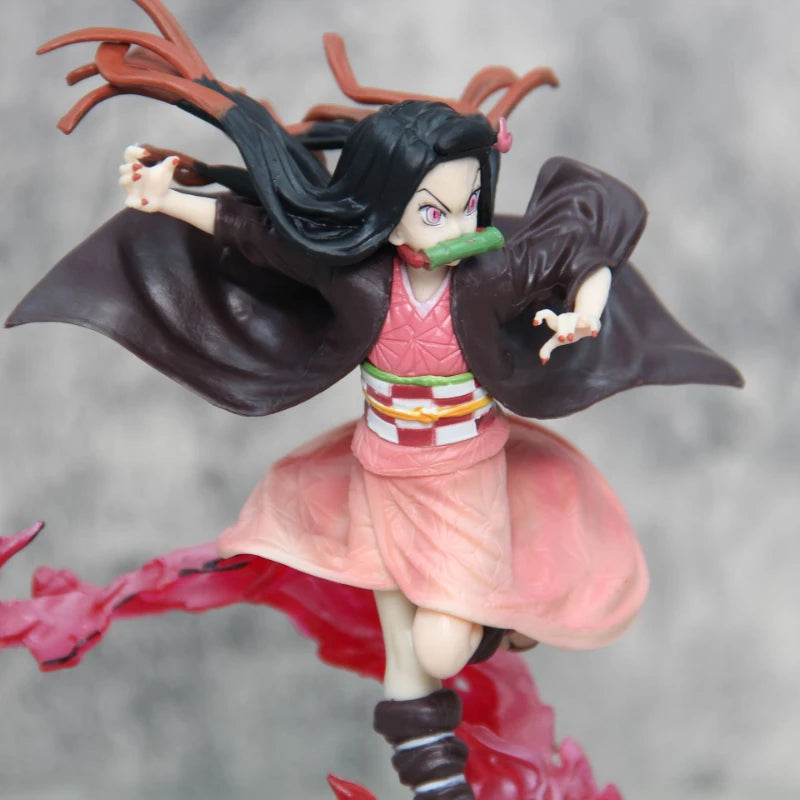 Demon Slayer Blood Ghost Technique Kamado Nezuko Figurine Model PVC Collectible Statue