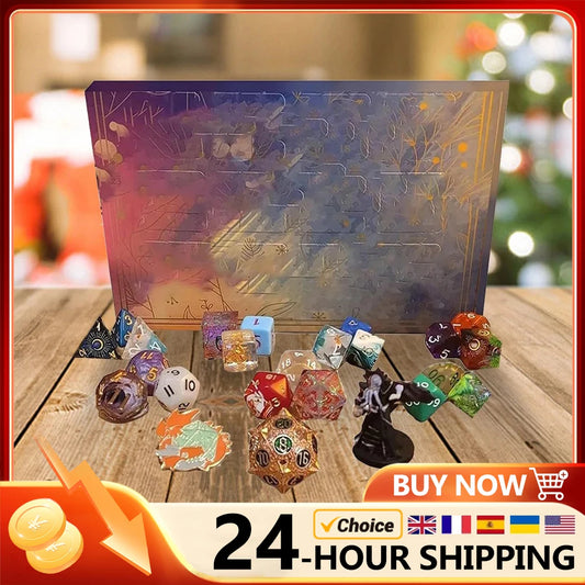 Dungeons & Dragons Dice Advent Calendar 24 Days of Christmas