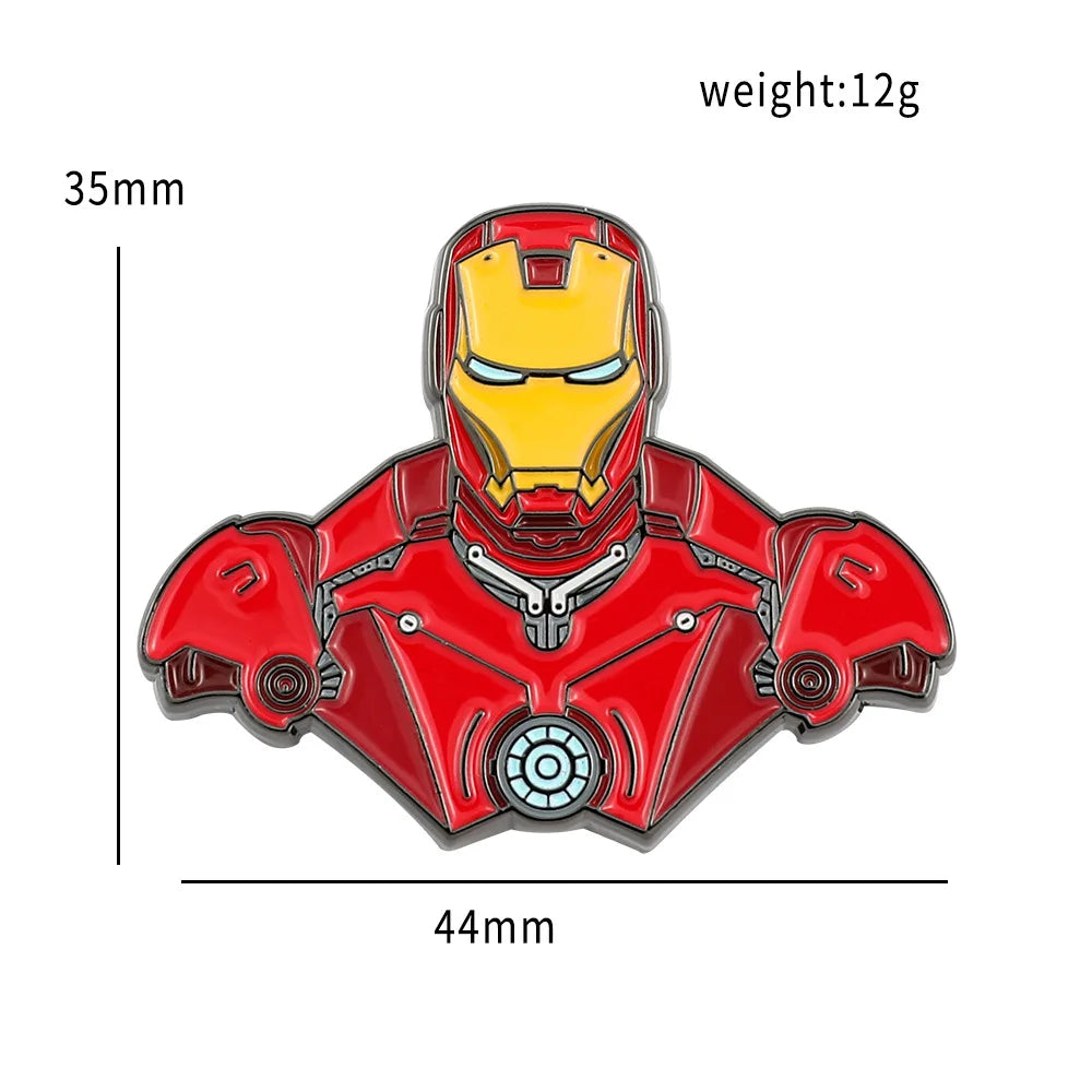 Marvel Enamel Pin Lapel Badge for Backpack