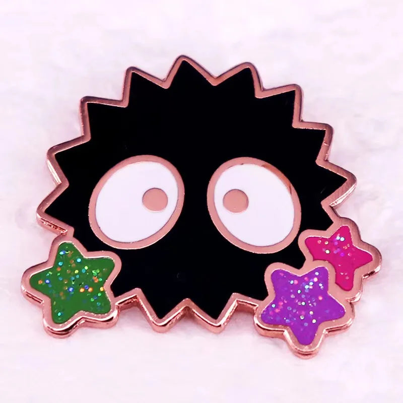 Soot Sprite Enamel Pin Anime Badge Backpack Pin Brooch