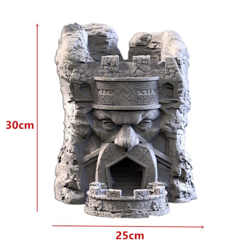 Unpainted Dwarf Bastion Dice Tower