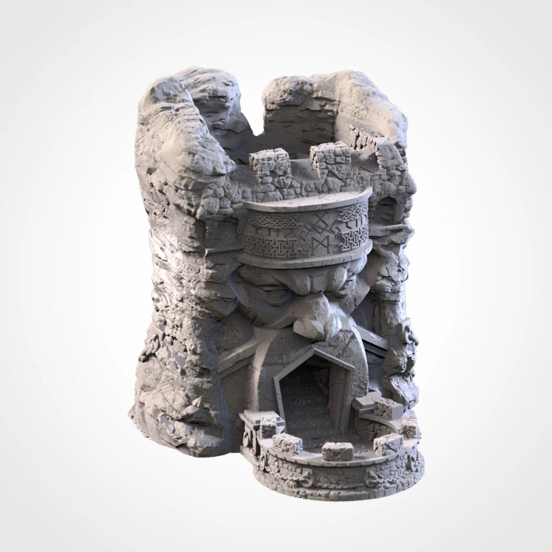 Unpainted Dwarf Bastion Dice Tower