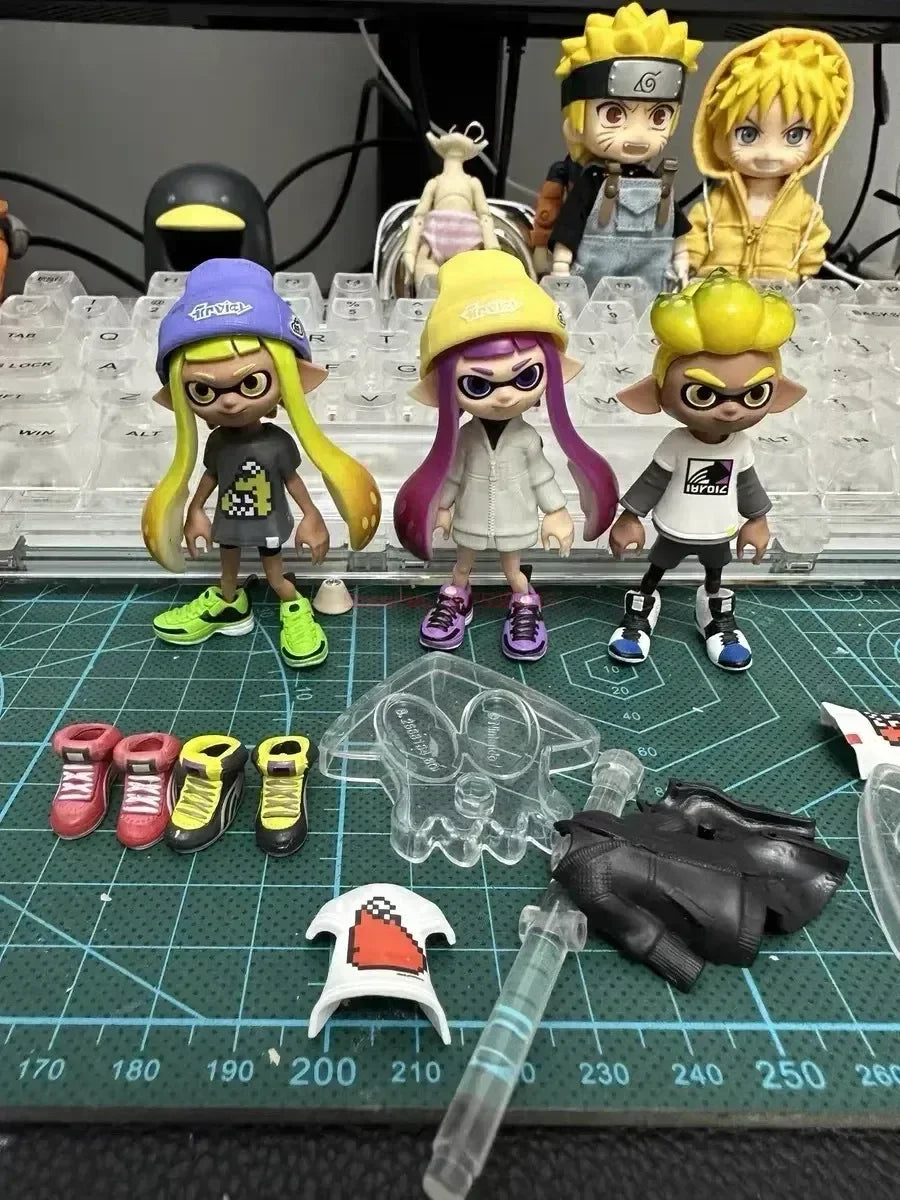 Bandai Jet Fighters Splatoon Action Figures Series 2 Box Egg Collection