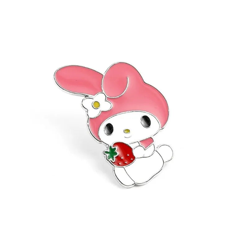 Sanrio Brooch Cartoon Anime Hello Kitty Enamel Pins