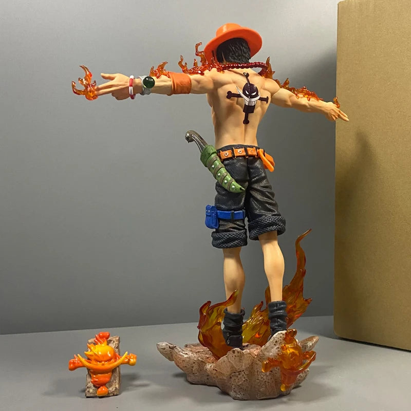 One Piece Ace Figure PVC Statue Collectible Model