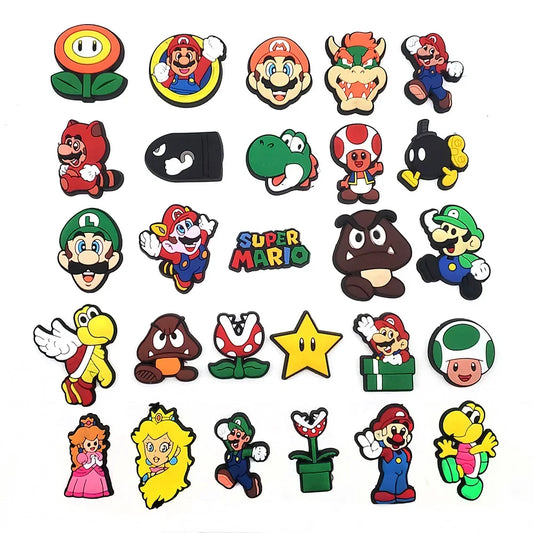 Mario Series Shoe Charms Set For Crocs