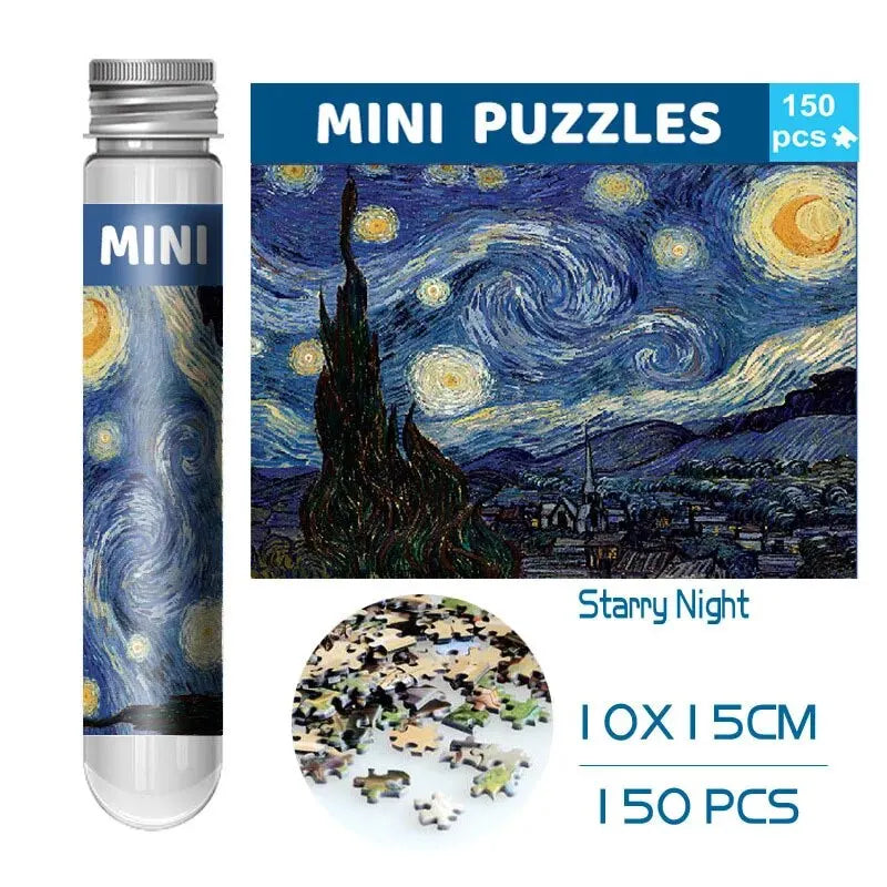 Mini 150 Piece Tube Jigsaw Puzzle