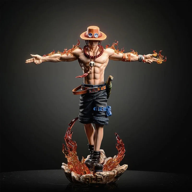 One Piece Ace Figure PVC Statue Collectible Model