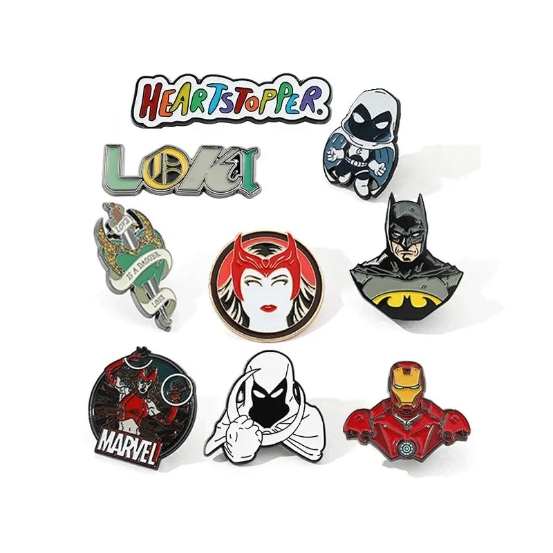 Marvel Enamel Pin Lapel Badge for Backpack