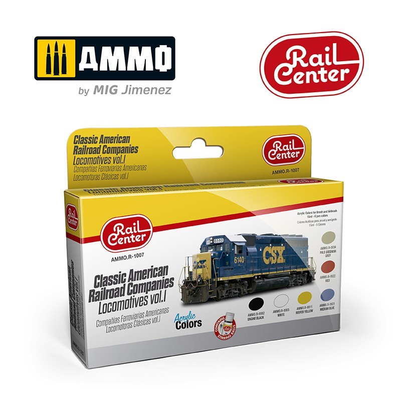 Ammo Mig Rail Center Classic American RR Vol 1 Set