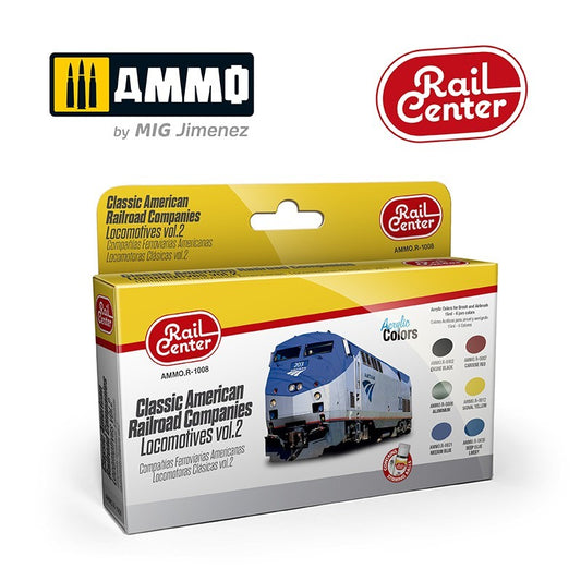 Ammo Mig Rail Center Classic American RR Locomotives Vol.2