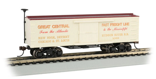 Bachmann HO Scale 34' Old-Time Wood Boxcar NYC&HR 1009