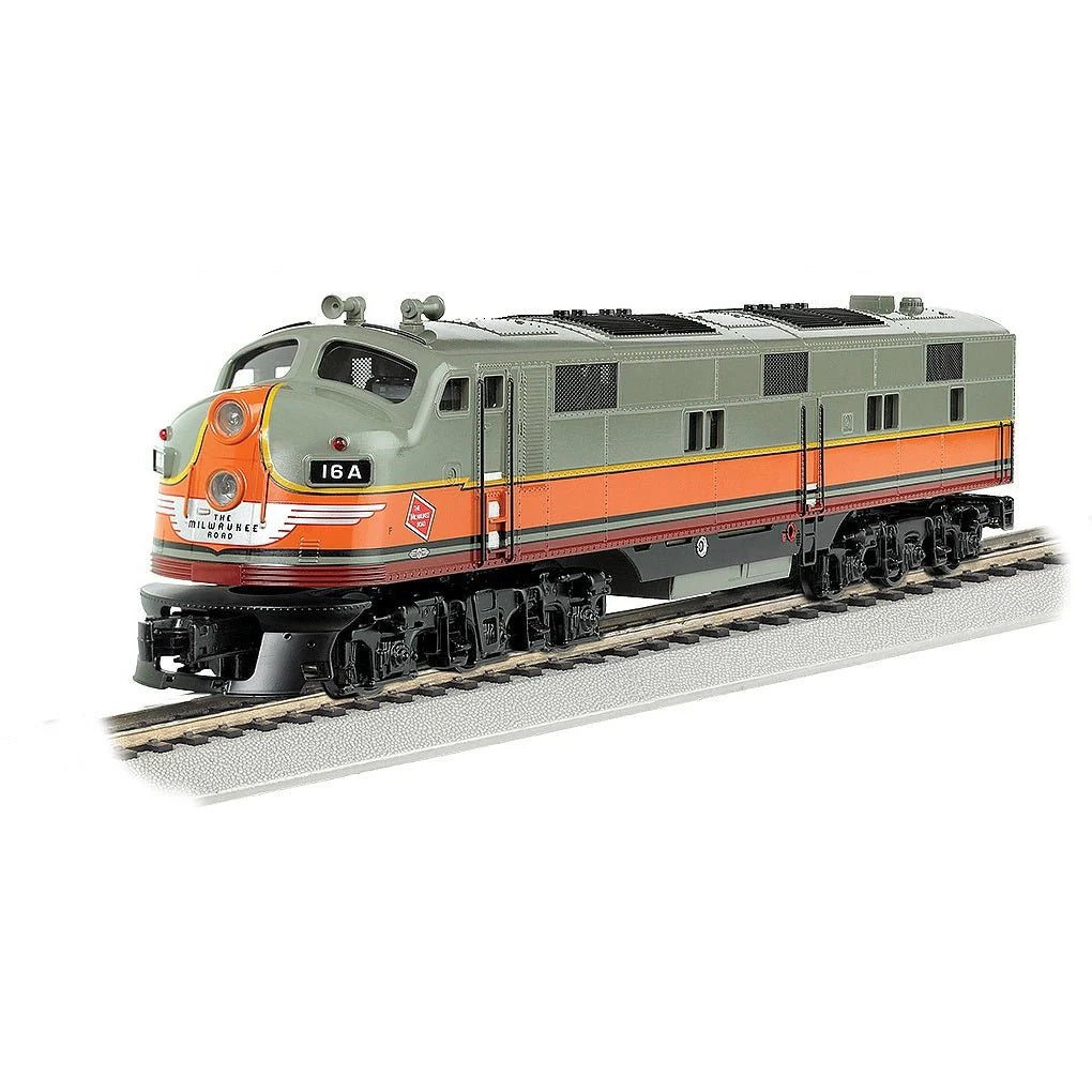 Bachmann HO Scale EMD E7A DC, Milwaukee Road