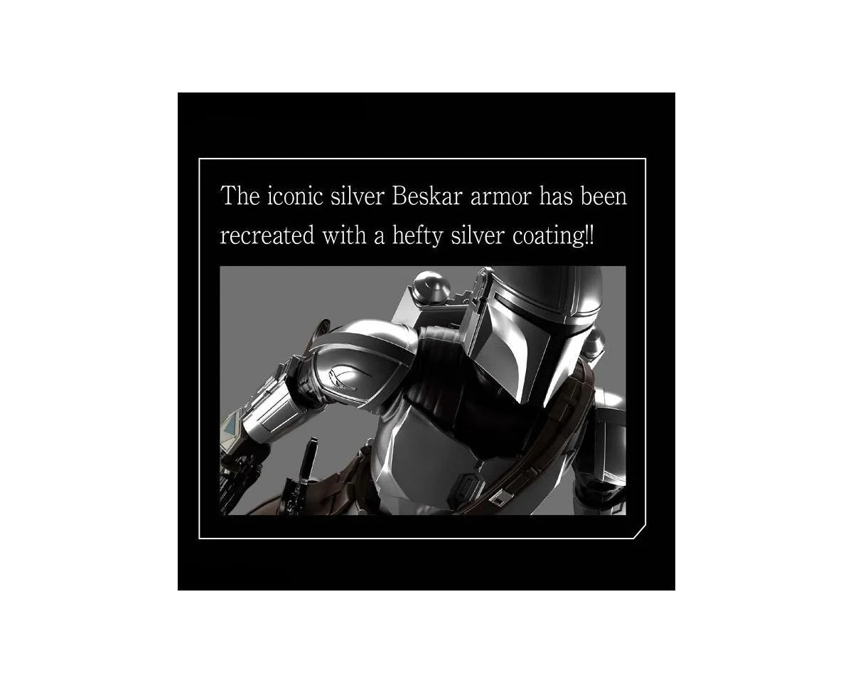 Bandai The Mandalorian Silver (Baskar Armor) 1/12 Scale