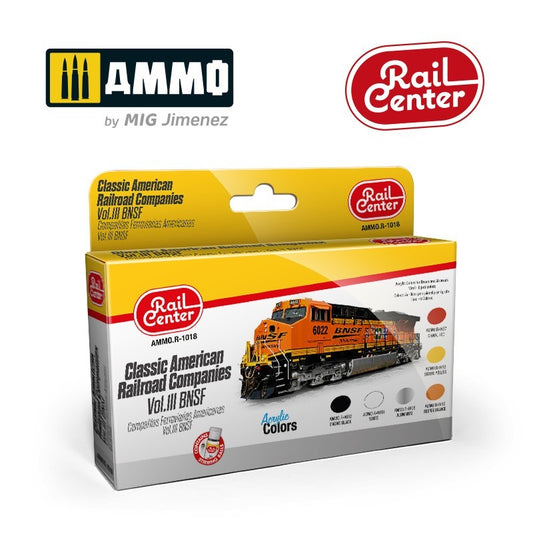 Ammo Mig Rail Center Classic American RR Vol.III BNSF