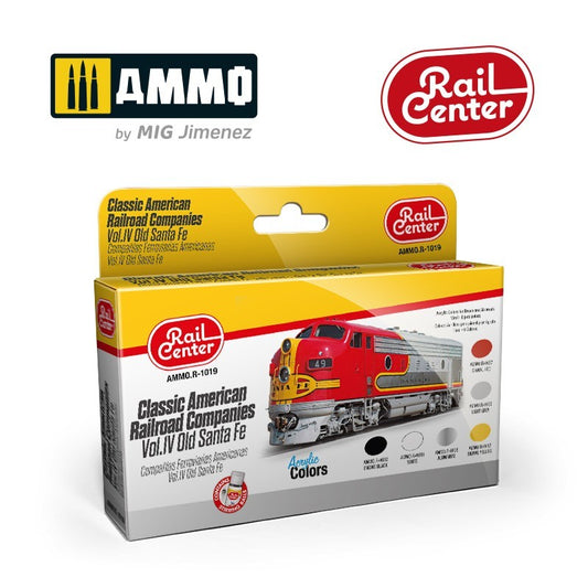 Ammo Mig Rail Center Classic American Railroad Companies. Vol.IV Old Santa Fe