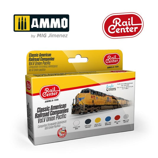 Ammo Mig Rail Center Classic American RR Vol.V Union Pacific