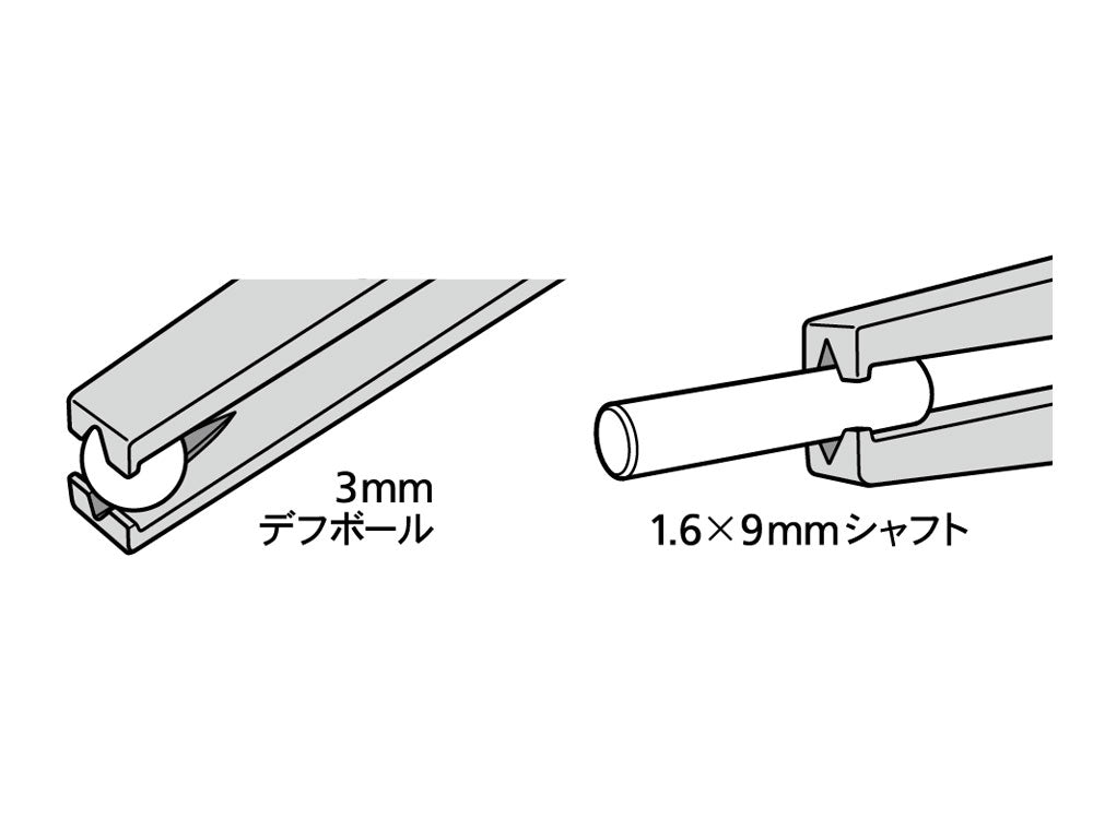 Tamiya Hg Tweezers (Grip Type Tip)