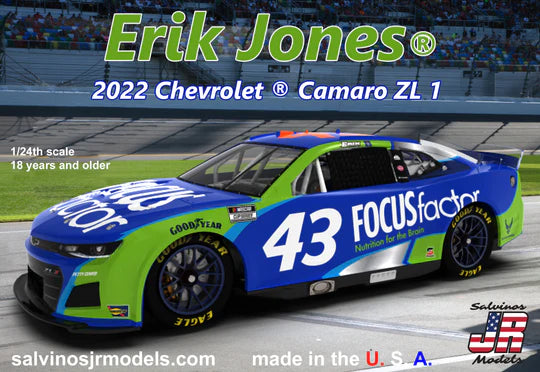 Salvinos JR Models Petty/GMS Erik Jones 2022 NEXT GEN Primary Chevrolet Camro