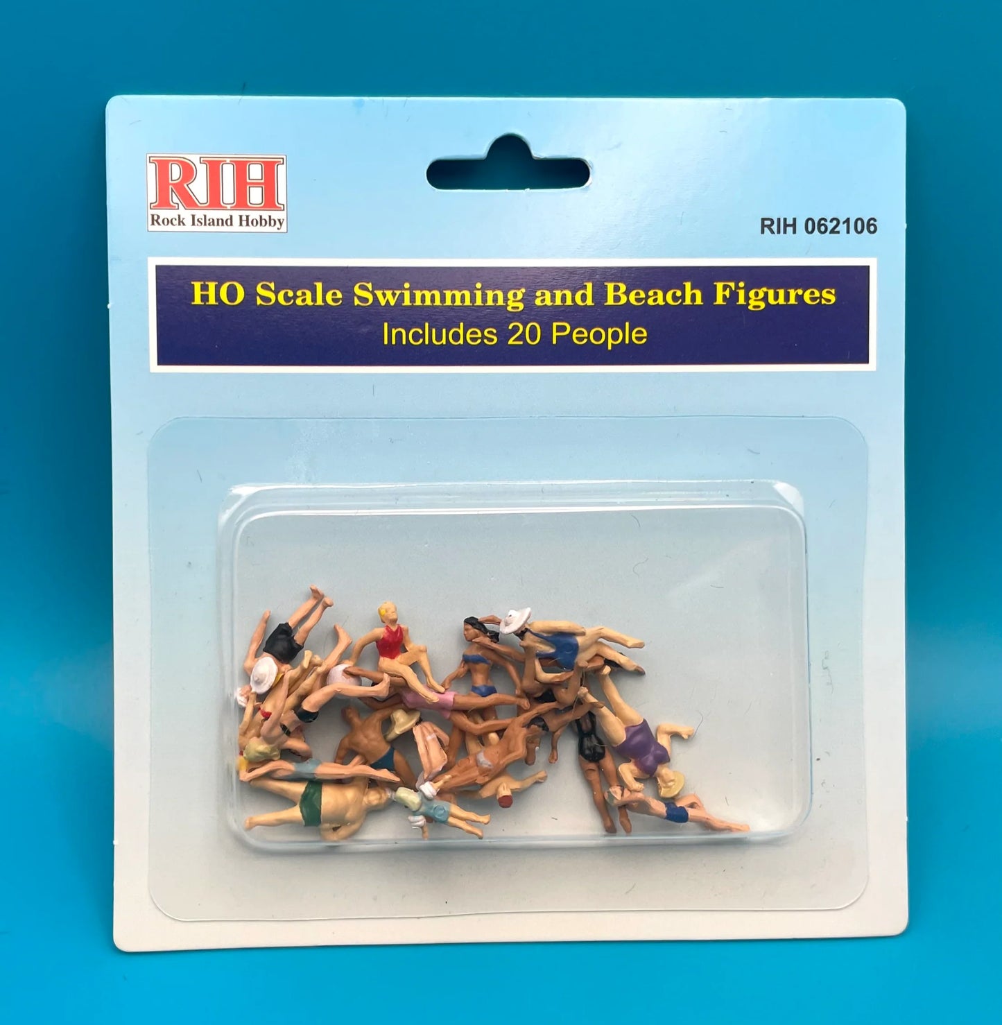 Rock Island Hobby  HO Scale Swimming and Beach Figures