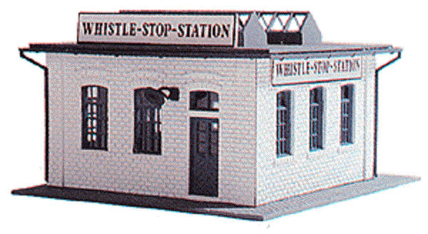 Model Power HO Whistle-Stop Station Kit