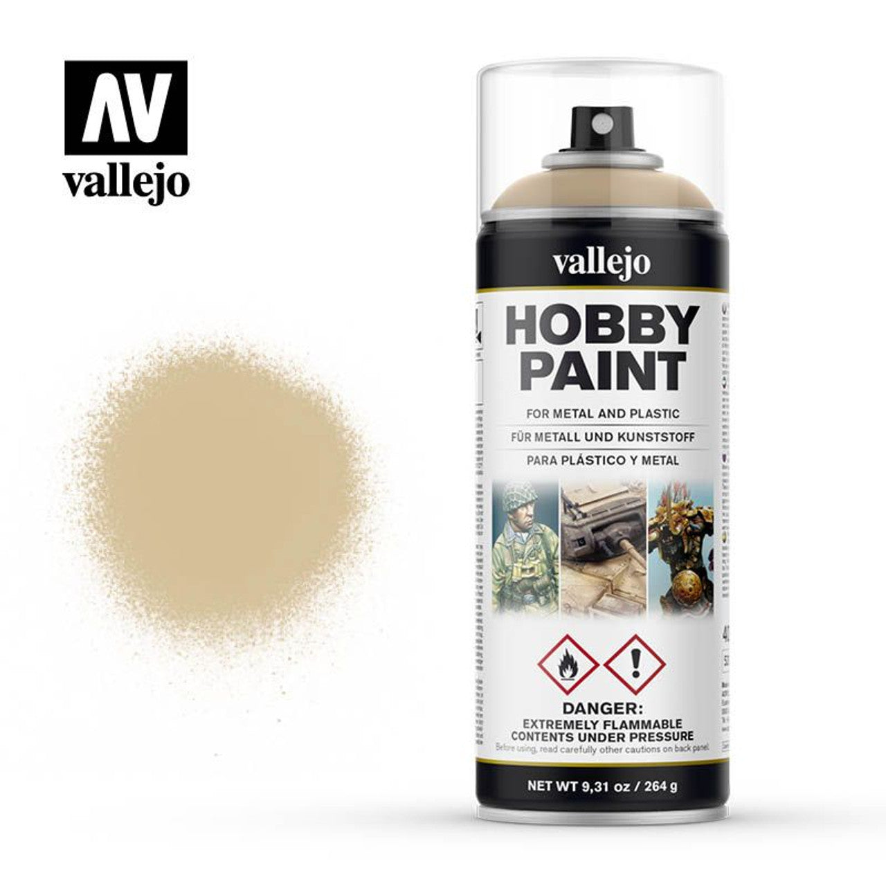 Vallejo Spray Paint Fantasy Bone White (400ml)