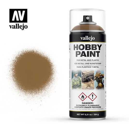 Vallejo Spray Paint Fantasy Leather Brown (400ml)