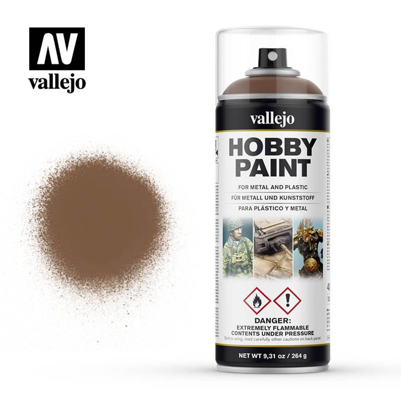 Vallejo AFV Fantasy Color Beasty Brown Spray (400ml)