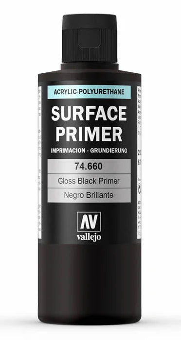 Vallejo Gloss Black Waterbased Surface Primer